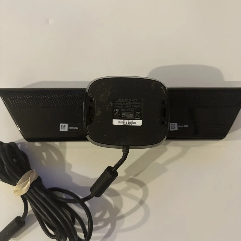 Genuine Microsoft Xbox 360 Kinect Connect Black Sensor Bar Model #1414